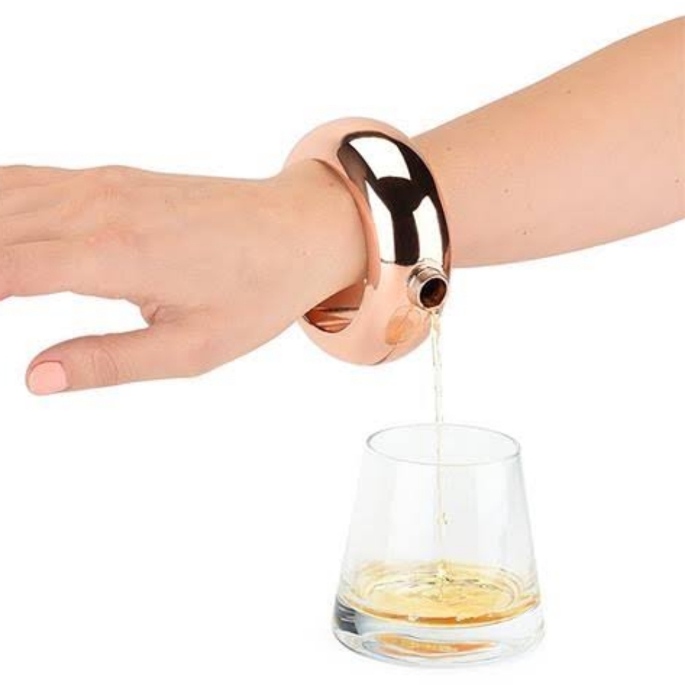 4oz Rose Gold Bracelet Flask